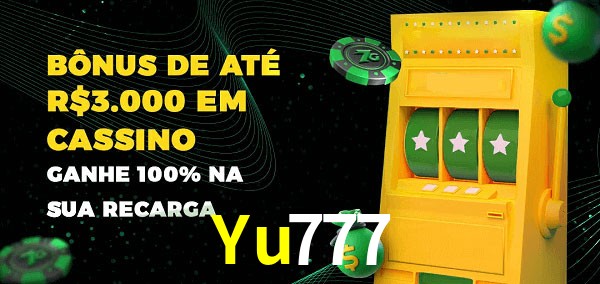 Yu777 melhor bônus de depósito